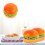 Artificial Simulation Burger Model For Bakery Photography Decor 5