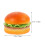 Artificial Simulation Burger Model For Bakery Photography Decor 2