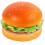 Artificial Simulation Burger Model For Bakery Photography Decor 3