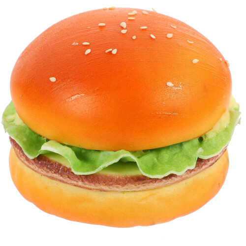 Artificial Simulation Burger Model For Bakery Photography Decor 2