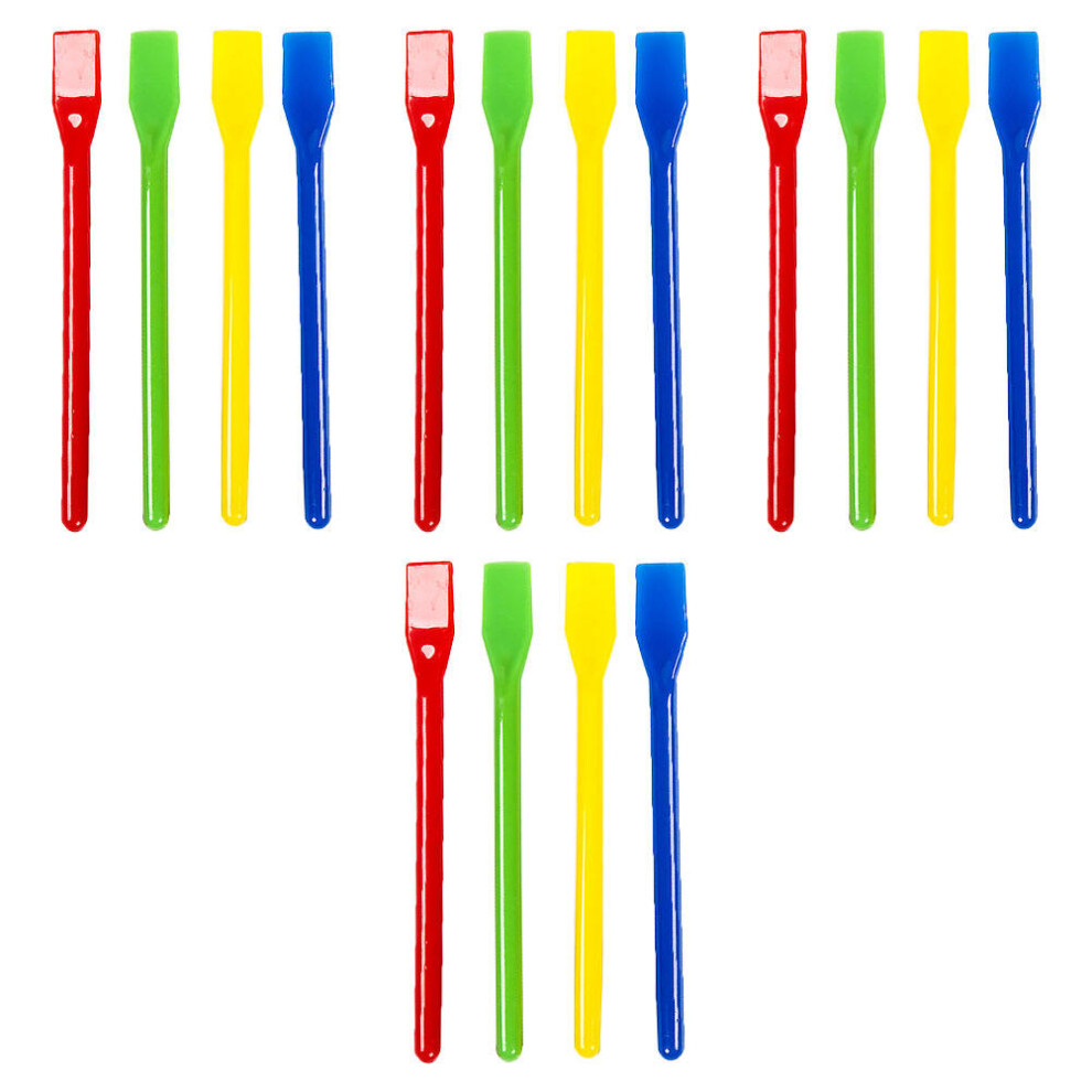 16Pcs Plastic Glue Stick Stirring Rod Colorful Mixing Tool 3353918969387