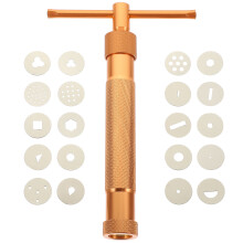 Alloy Rotary Mold Tools Set For Polymer Clay Diy Geometry Noodles