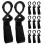 12Pcs Stroller Hooks For Diaper Bags Universal Holder 11