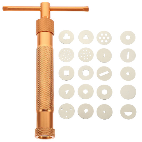 Alloy Rotary Mold Tools Set For Polymer Clay Diy Geometry Noodles 2