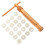 Alloy Rotary Mold Tools Set For Polymer Clay Diy Geometry Noodles 10
