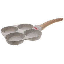 2Pcs Creative 4-Cup Egg Frying Pan For Home Cooking