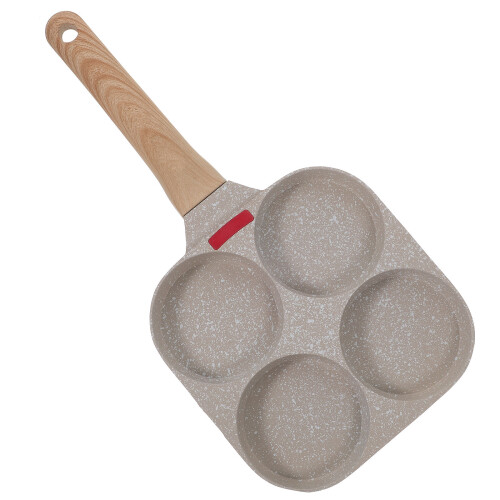 2Pcs Creative 4-Cup Egg Frying Pan For Home Cooking 2