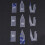 3Pcs Acrylic Paper Crane Pattern Stencil Kit For Craft Diy 10