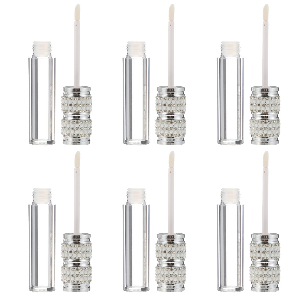 Aboofan 6Pcs 5Ml Refillable Empty Lip Gloss Tubes For Lip Color Balm Samples