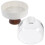 Ceramic Cake Stand With Dome High-Footed Dessert Tray For Party 8