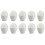 30 Pcs Microwave Steaming Egg Cups For Home Use White 1