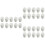 30 Pcs Microwave Steaming Egg Cups For Home Use White 6