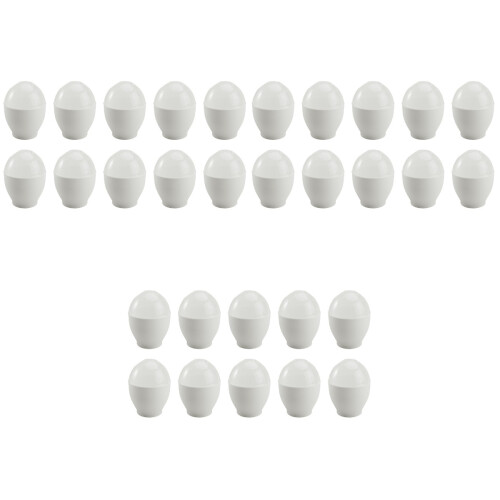 30 Pcs Microwave Steaming Egg Cups For Home Use White 2