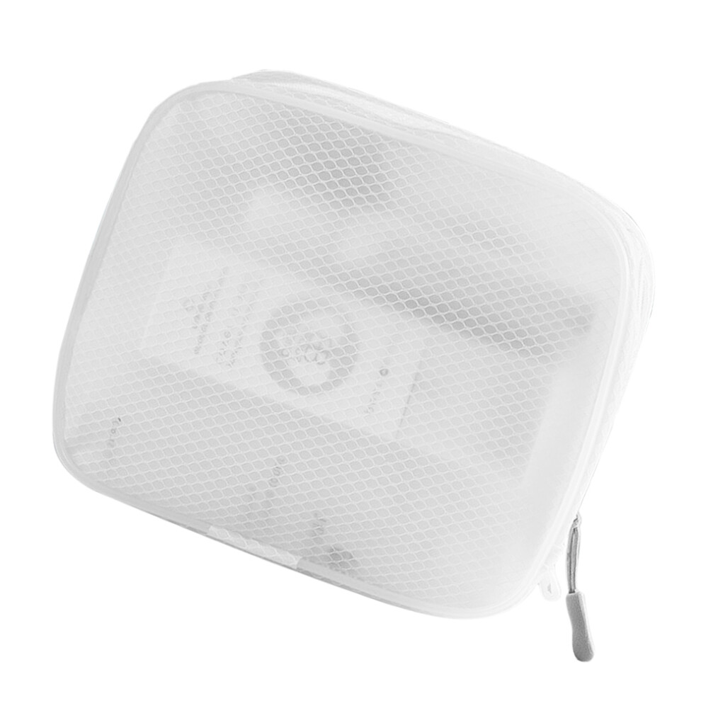 1Pc Eva Waterproof Mesh Makeup Bag With Zipper Portable Pouch-image-OPC-PKX9R8C-NEW