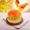 Artificial Simulation Burger Model For Bakery Photography Decor 8
