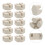 10Pcs Coral Plate Base For Aquarium Ceramic Racks 6