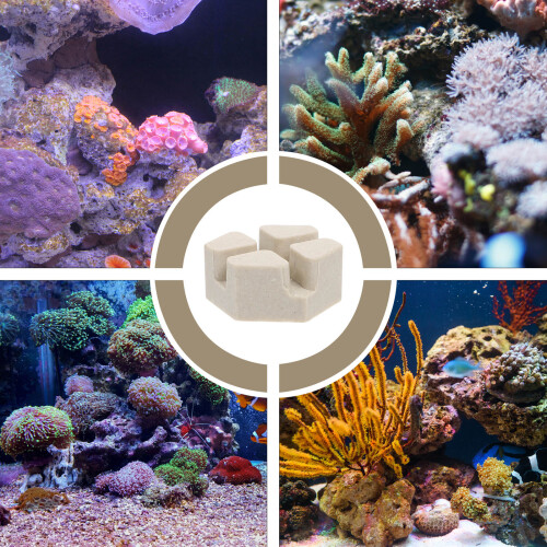 10Pcs Coral Plate Base For Aquarium Ceramic Racks 2