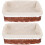 2Pcs Woven Basket For Fruit And Cookie Storage In Kitchen 5