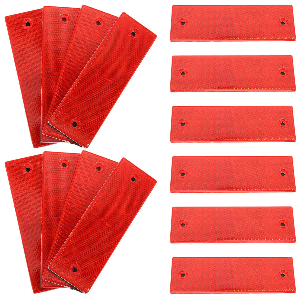 50Pcs Reflective Stickers For Cars Adhesive Safety Decals Warning Red 3353918956790
