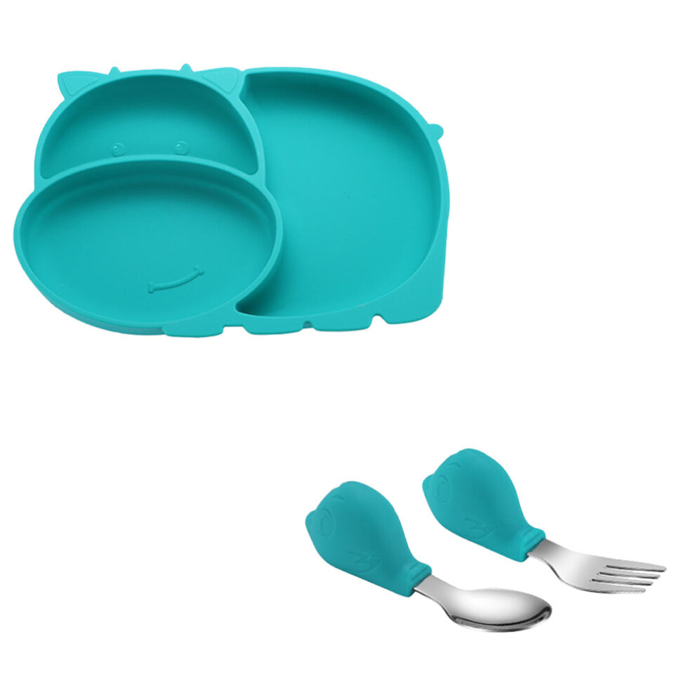 Baby Silicone Divided Plate For Meal Training Villcase