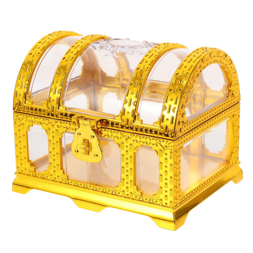 Decorative Treasure Chest Multi-Function Vintage Pirate Box