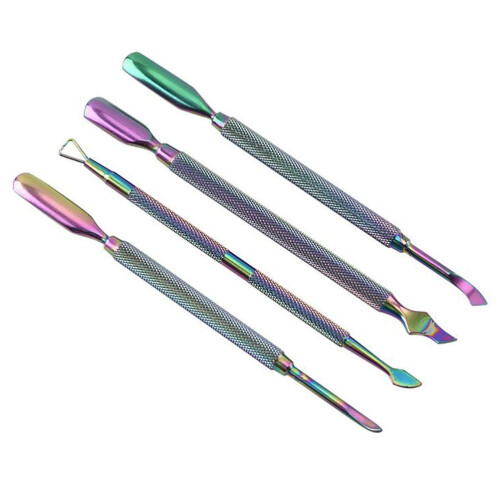 1 Box 4Pcs Colorful Nail Art Tools For Home Use 2