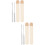 2 Sets Foundation Mixing Stick Long Handle Makeup Spatula Tool 9