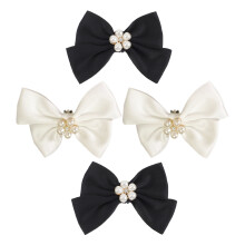 2 Pairs Shoe Clips With Imitation Pearls For Wedding Decor