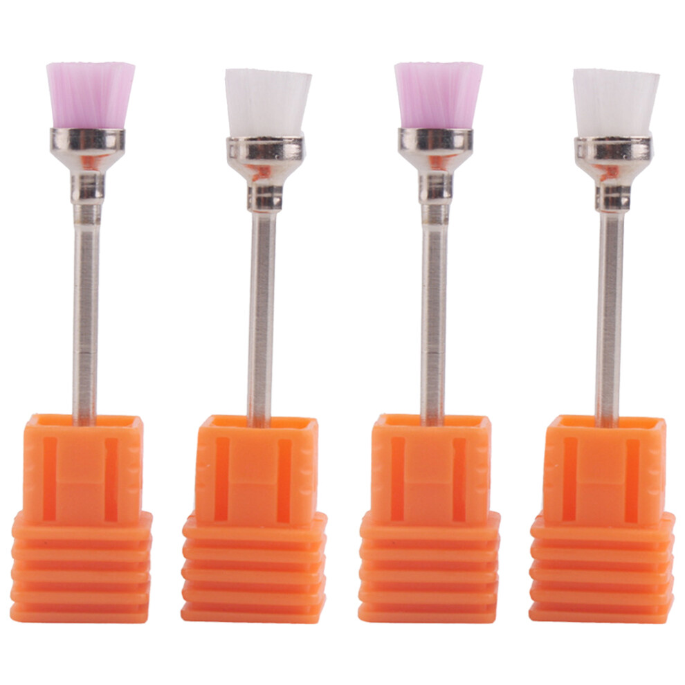 Vaguelly 4 Pcs Nail Duster Brush Clean Brushes For Fingers Cleaner Cleaning