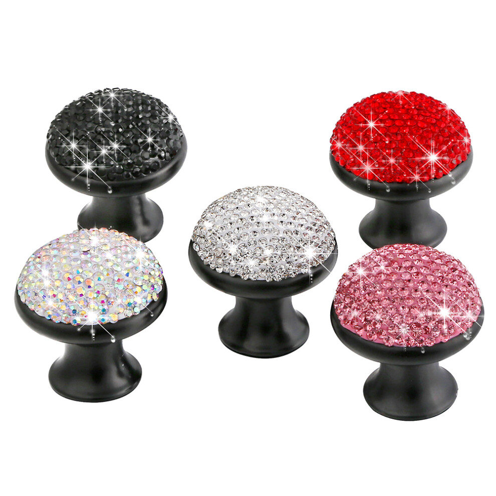 Aluminum Alloy Rhinestone Mushroom Pull Handle For Cabinet Drawer 3353972921048
