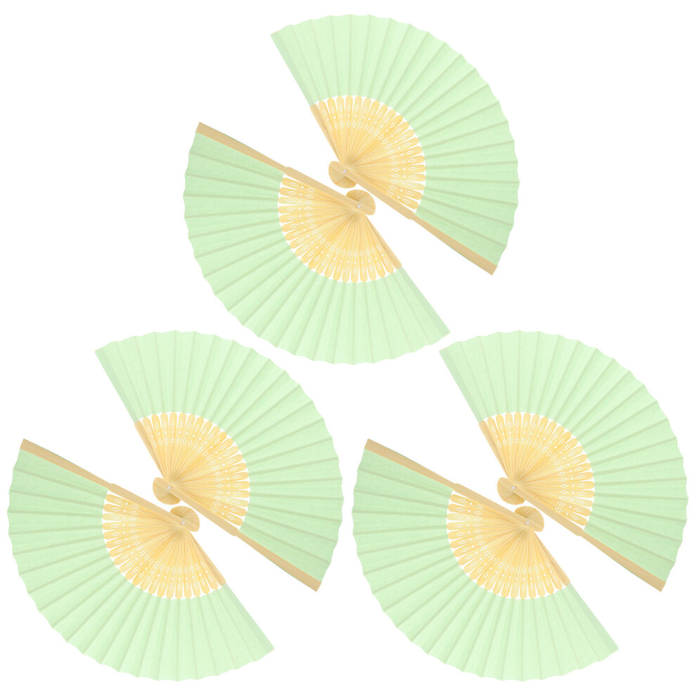 18 Pcs Chinese Folding Fan Handheld Dance Party Prop-image-OPC-PKX9SQP-NEW