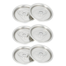 50Pcs Aluminum Ring-Pull Can Lids For Soda Water Beverage Sealing