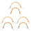 6 Pcs Weaving Teapot Handles Kettle Replacement Handle Supplies 4