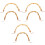 6 Pcs Weaving Teapot Handles Kettle Replacement Handle Supplies 5