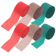 24 Rolls Crepe Paper For Diy Craft Party Decorations Backdrop Swirls