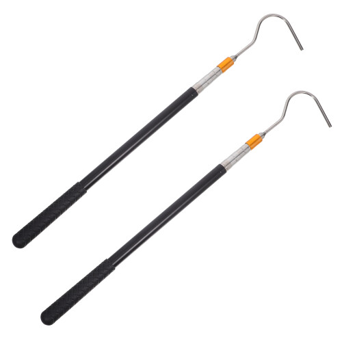 4 Pcs Telescopic Attic Ladder Pull Down Hook Pole For Loft Stairs