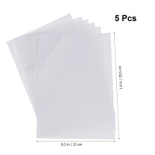 5Pcs A4 Heat Transfer Sublimation Paper Light