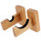 2 Pair Horizontal Bamboo Baseball Bat Display Holder Bracket Rack 9