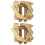 2Pièces Support Chandelier Bois Khaki Pour Décoration 5
