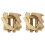 2Pièces Support Chandelier Bois Khaki Pour Décoration 2