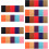 50 Pcs Colorful Pu Sheets Craft Patch Kit 10