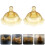 2Pièces Protecteurs D'allaitement Silicone Orange 2