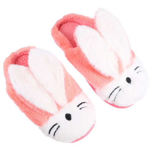 One Pair Children's Flannel Winter Slippers