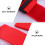 Extinguisher Strap Vehicle-Mounted Flashlight Cup Holder Red 2