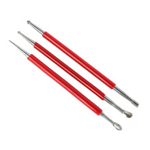 Red Clay Kit Pottery Making Tools Metal Wax Carvers