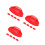 15 Pcs Plastic Sensor Cover For Kitchen Fire Alarm Detector 4