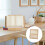 1pc Portable Desktop Storage Rack Foldable Kitchen Recipe Storage Rack 2
