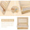 1pc Portable Desktop Storage Rack Foldable Kitchen Recipe Storage Rack 10