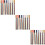 24Pièces Marque-Pages Ruban Réutilisables En Cuir Colorés DIY 11