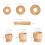 Bamboo Garlic Press Pot Mortar And Pestle Set With Lid 2